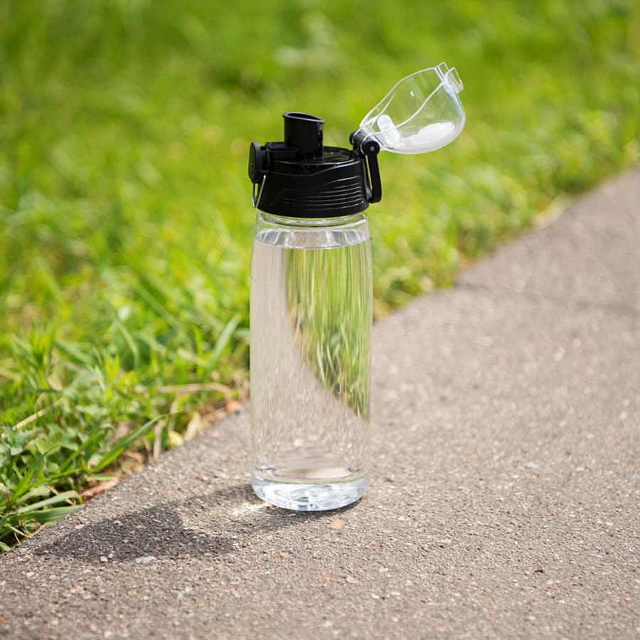 Бутылка для воды FLASK, 800 мл, красный
