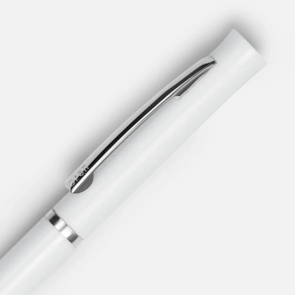 Ручка шариковая Euro Chrome, белая