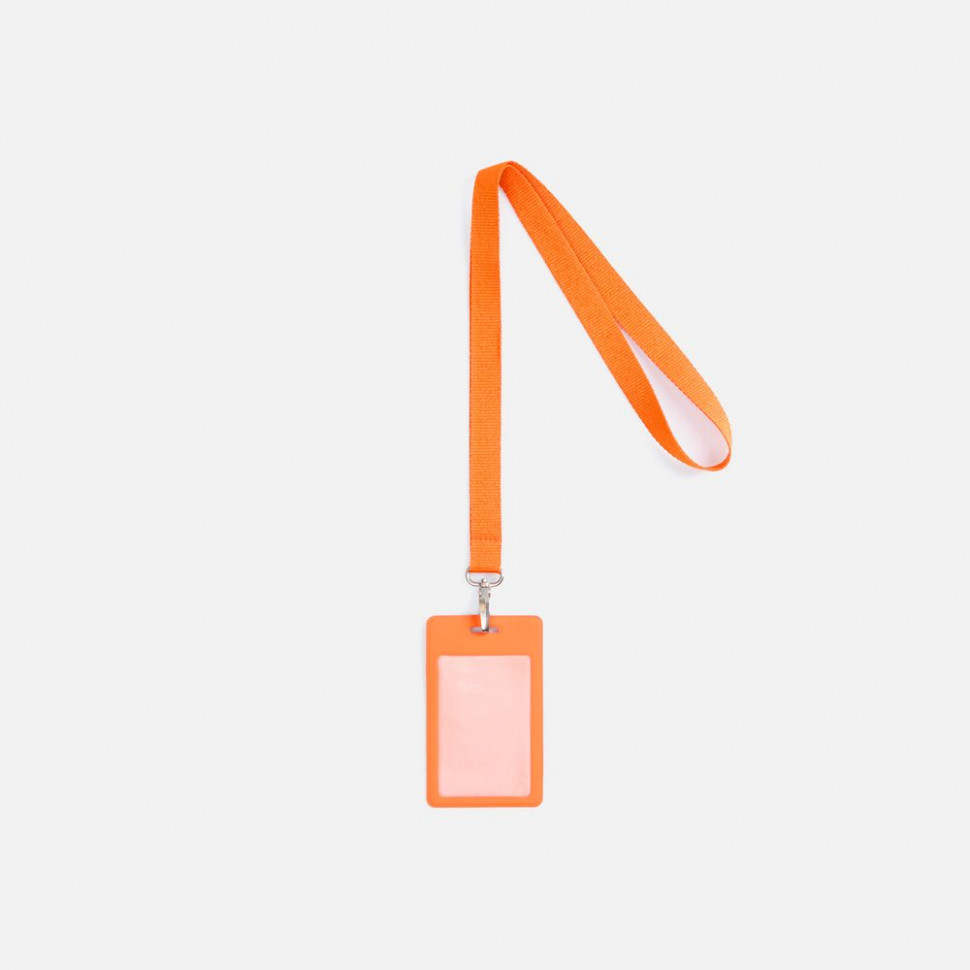 Лента для бейджа Pin, оранжевая