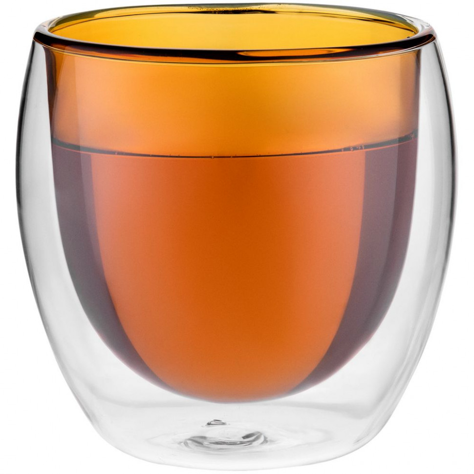 Стакан с двойными стенками Glass Bubble