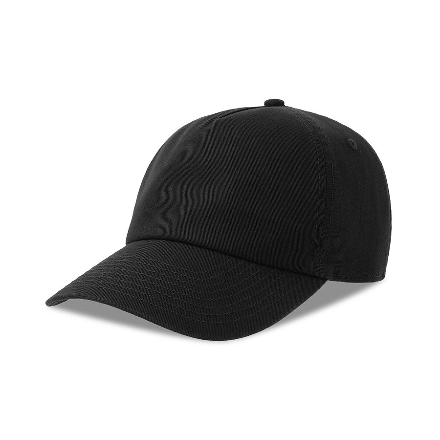 Бейсболка DAD HAT-S FIVE, 5 клиньев, металлическая застежка, черный