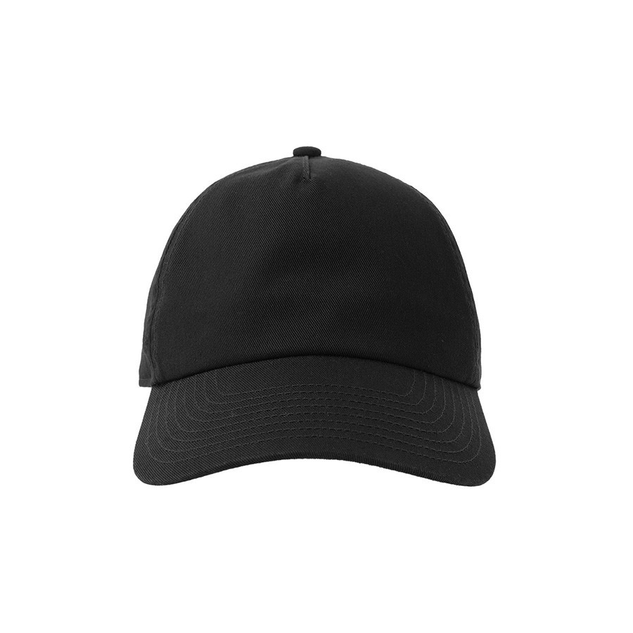Бейсболка DAD HAT-S FIVE, 5 клиньев, металлическая застежка, черный