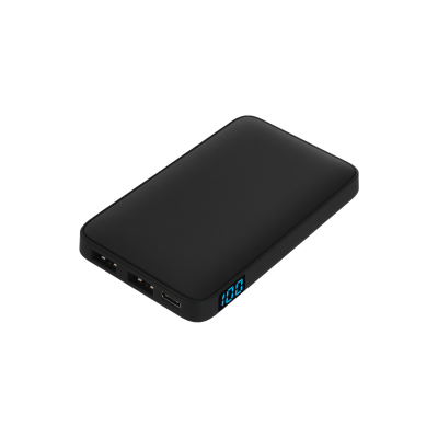 Внешний аккумулятор с подсветкой Анкор (Ancor) 5000 mAh, салатовый