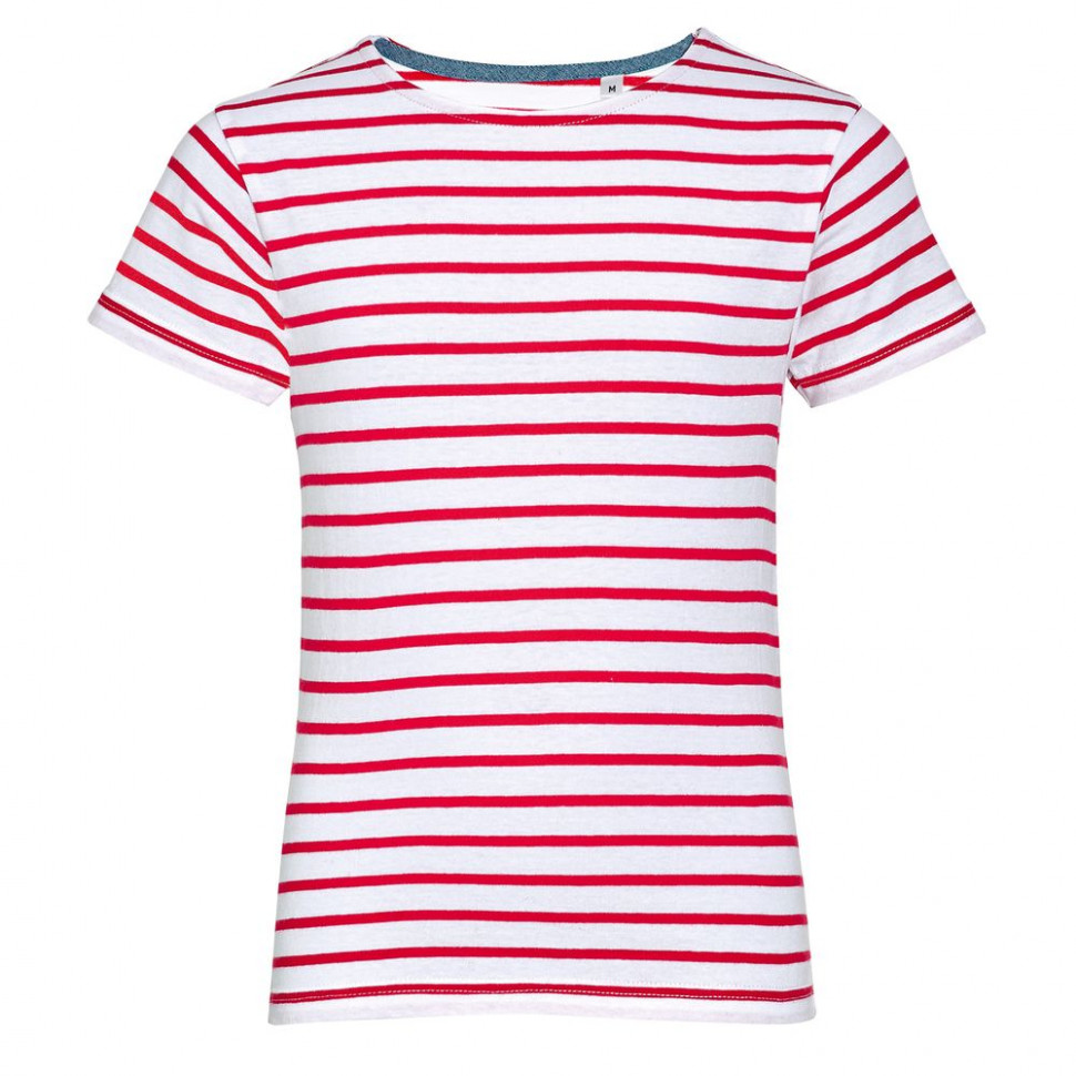 Футболка детская Miles Kids белая с красным
