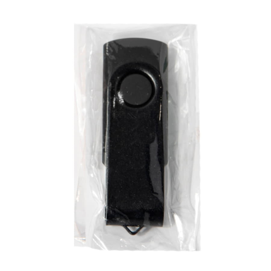 USB flash-карта DOT (8Гб), белый, 5,8х2х1,1см,пластик металл