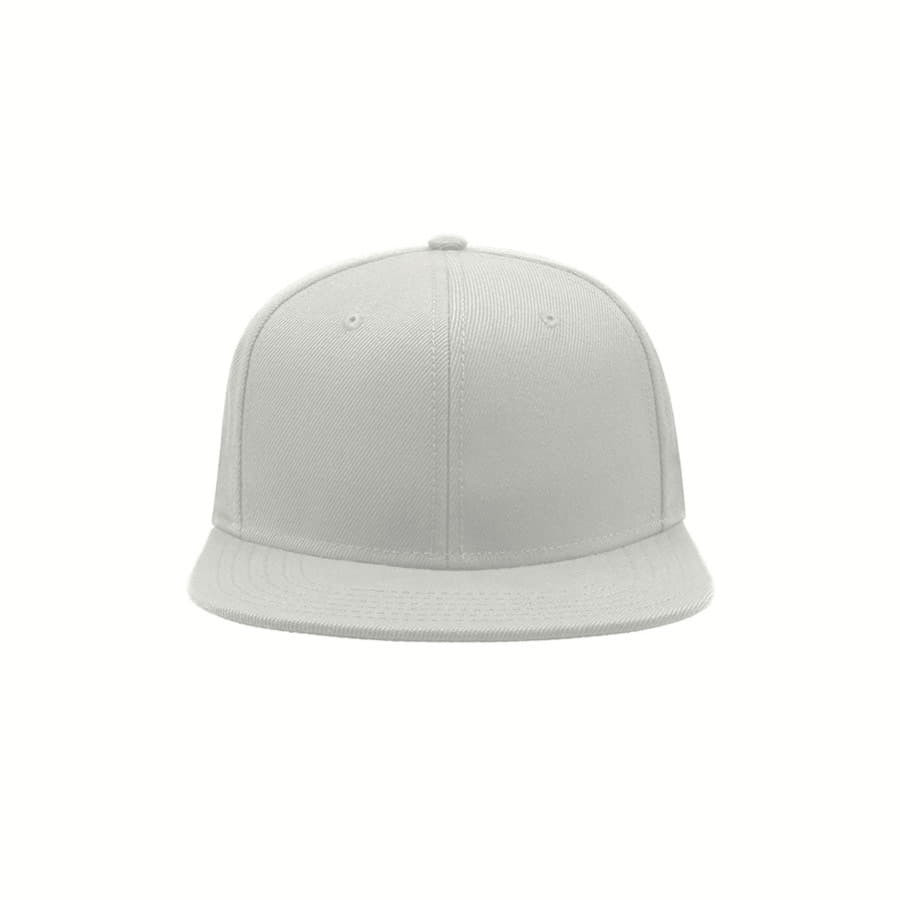 Бейсболка SNAP BACK, 6 клиньев, пластиковая застежка, белый
