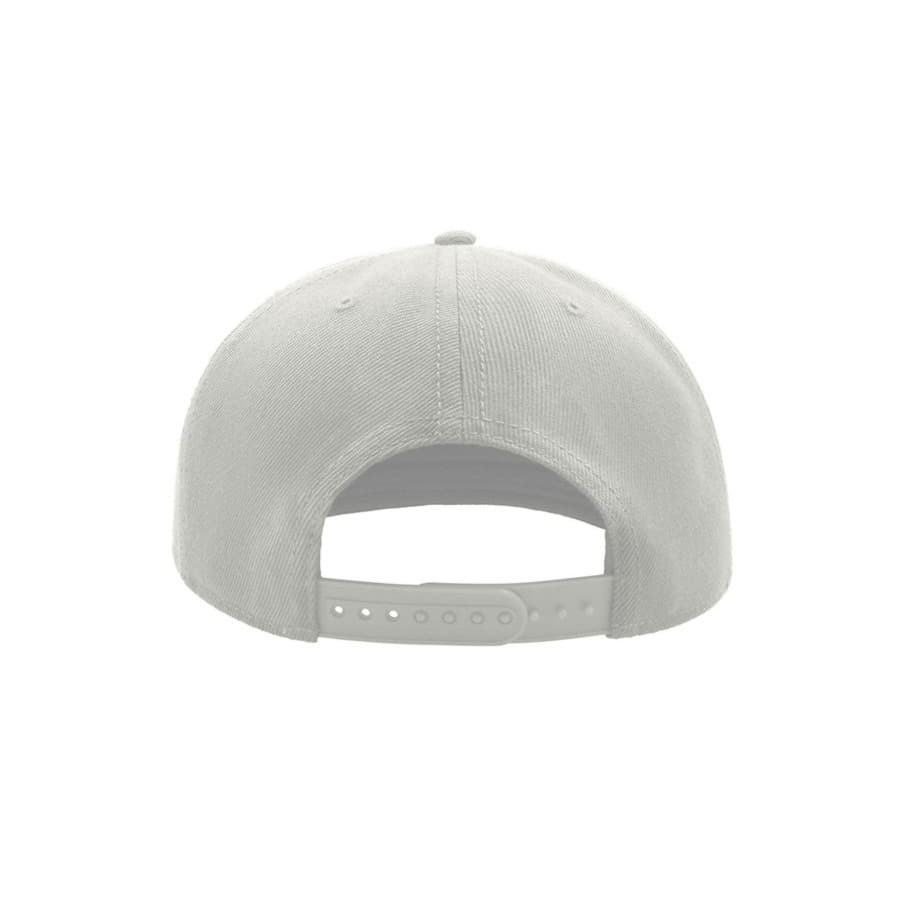 Бейсболка SNAP BACK, 6 клиньев, пластиковая застежка, белый