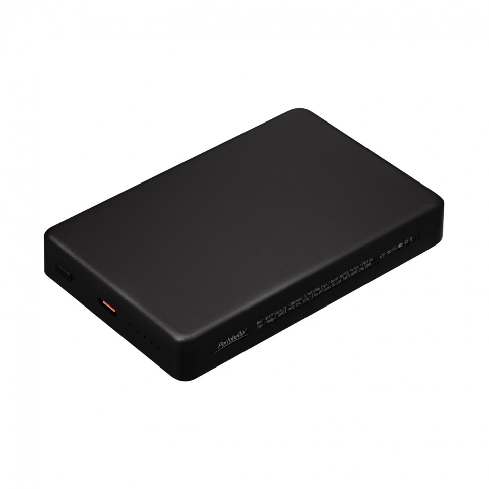 Внешний аккумулятор Атлантис Плюс PD (Atlantis PD Plus) 10000mAh с функцией беспроводной зарядки 15W