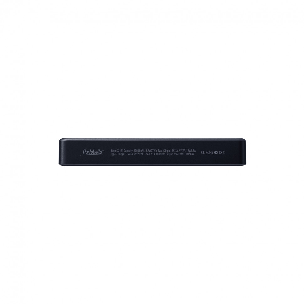 Внешний аккумулятор Атлантис Плюс PD (Atlantis PD Plus) 10000mAh с функцией беспроводной зарядки 15W