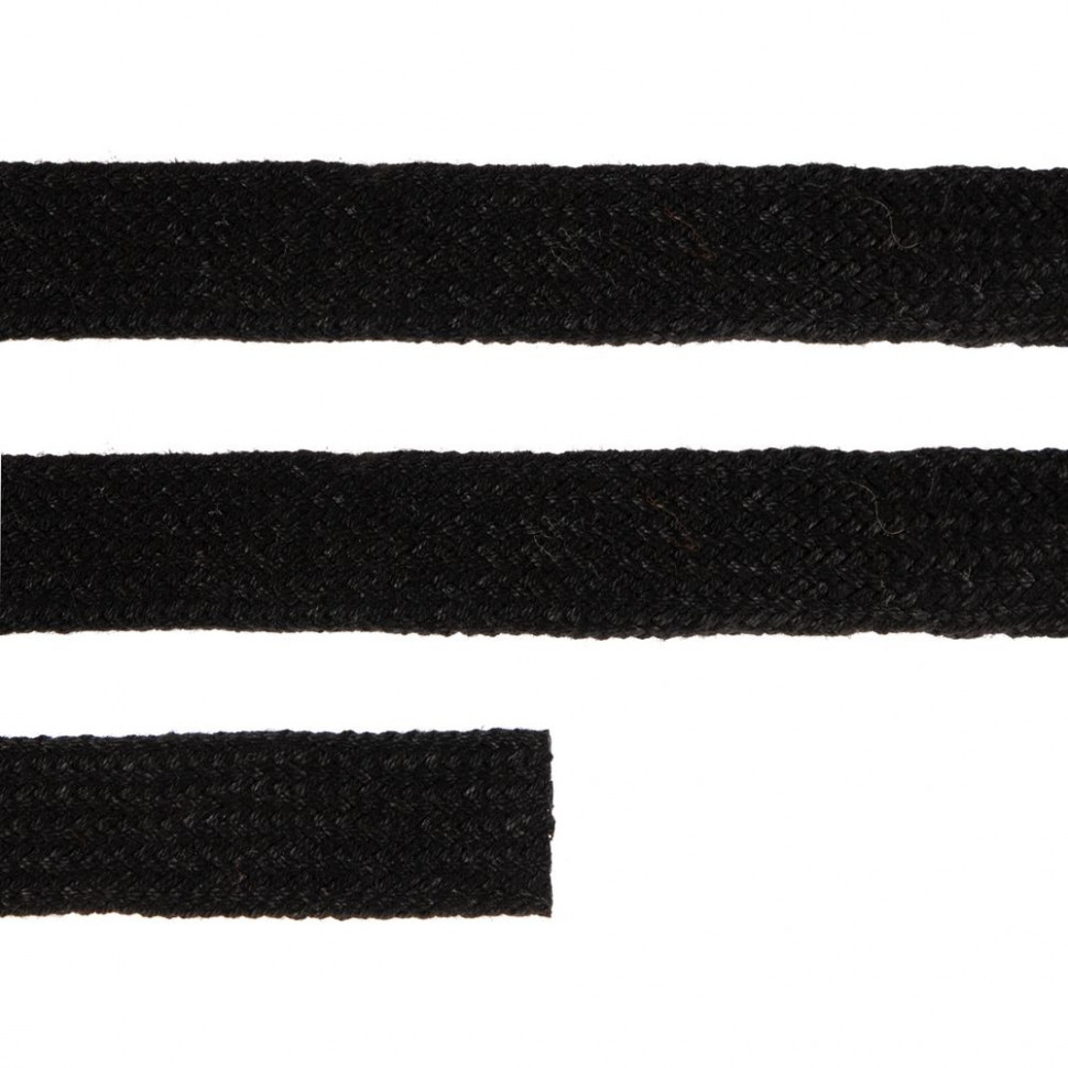 Плоский шнур Cord L, черный, 150 см