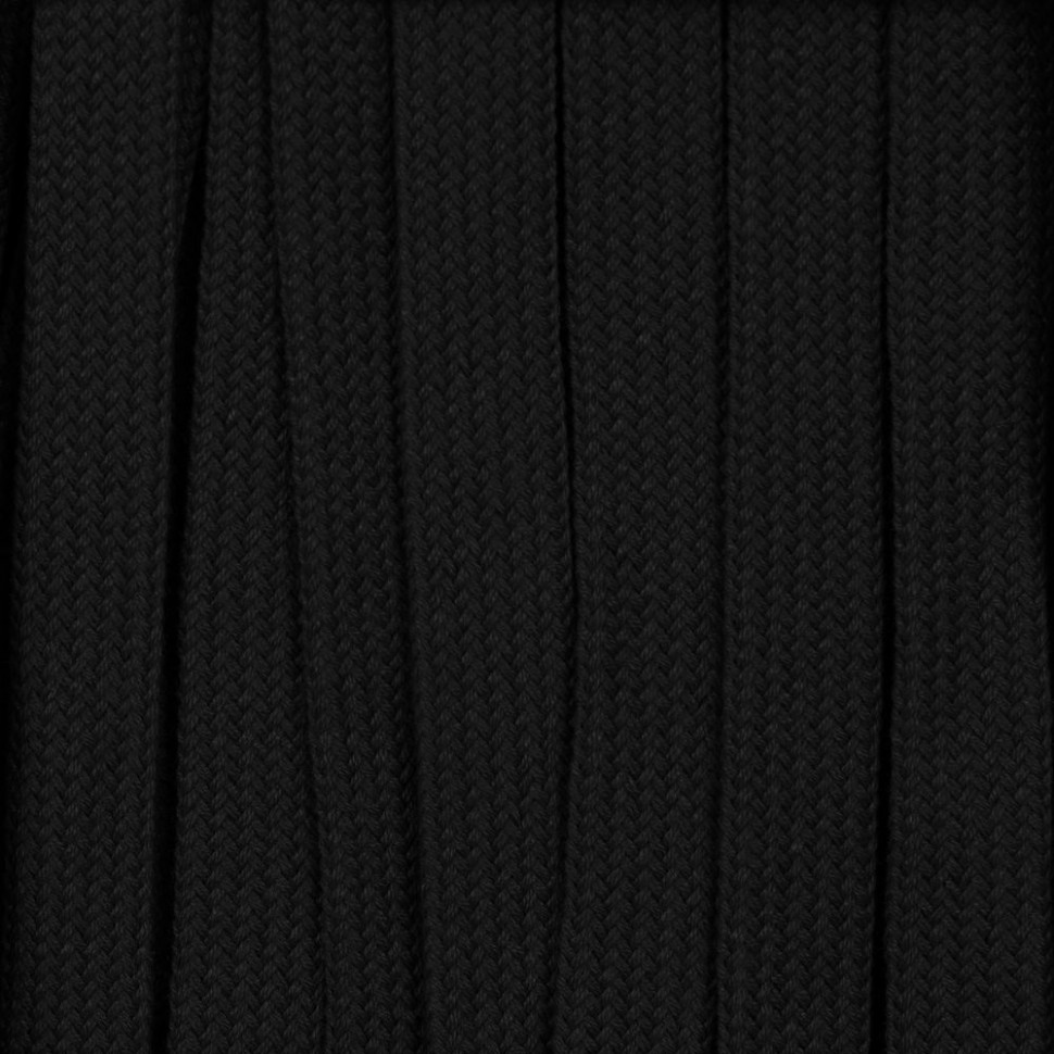 Плоский шнур Cord L, черный, 110 см