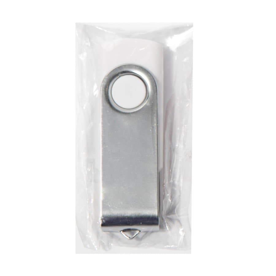 USB flash-карта DOT (32Гб), белый, серебристый
