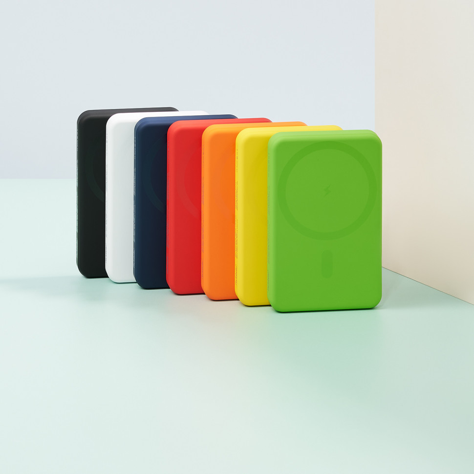 Внешний аккумулятор Ларго PD (Largo PD) 5000mAh с функцией беспроводной зарядки 15W