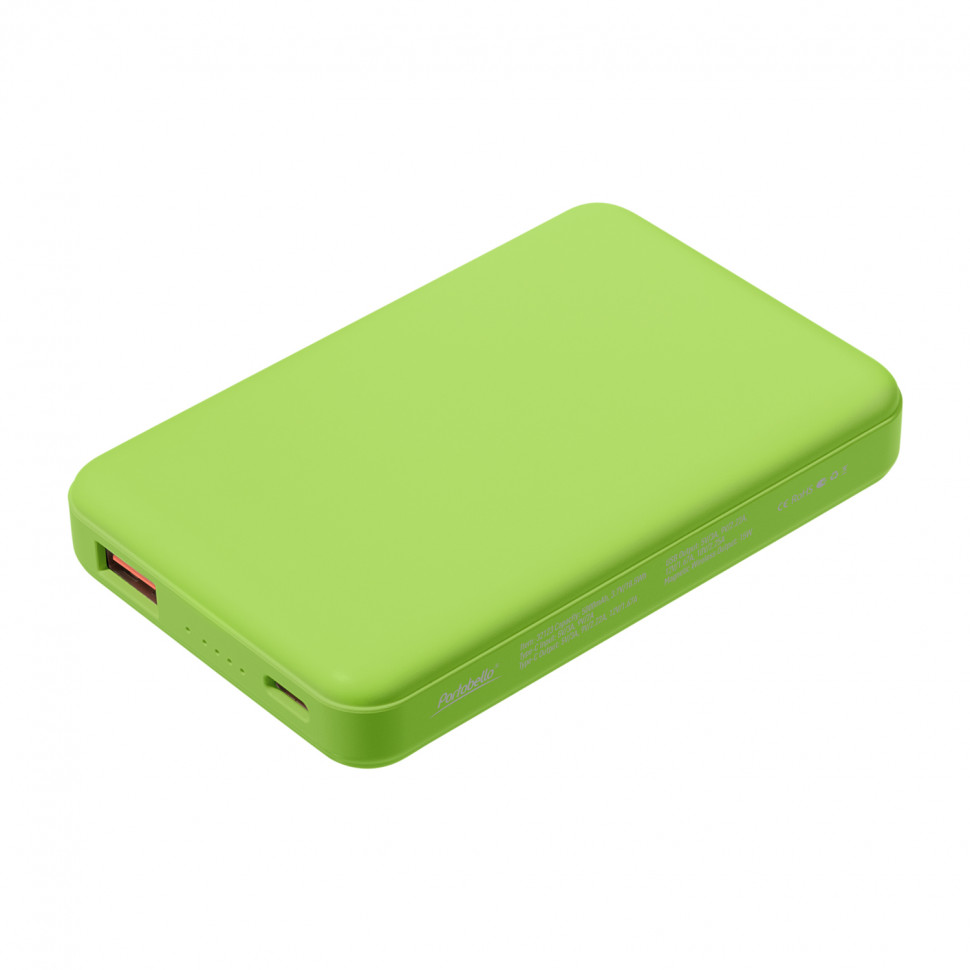 Внешний аккумулятор Ларго PD (Largo PD) 5000mAh с функцией беспроводной зарядки 15W