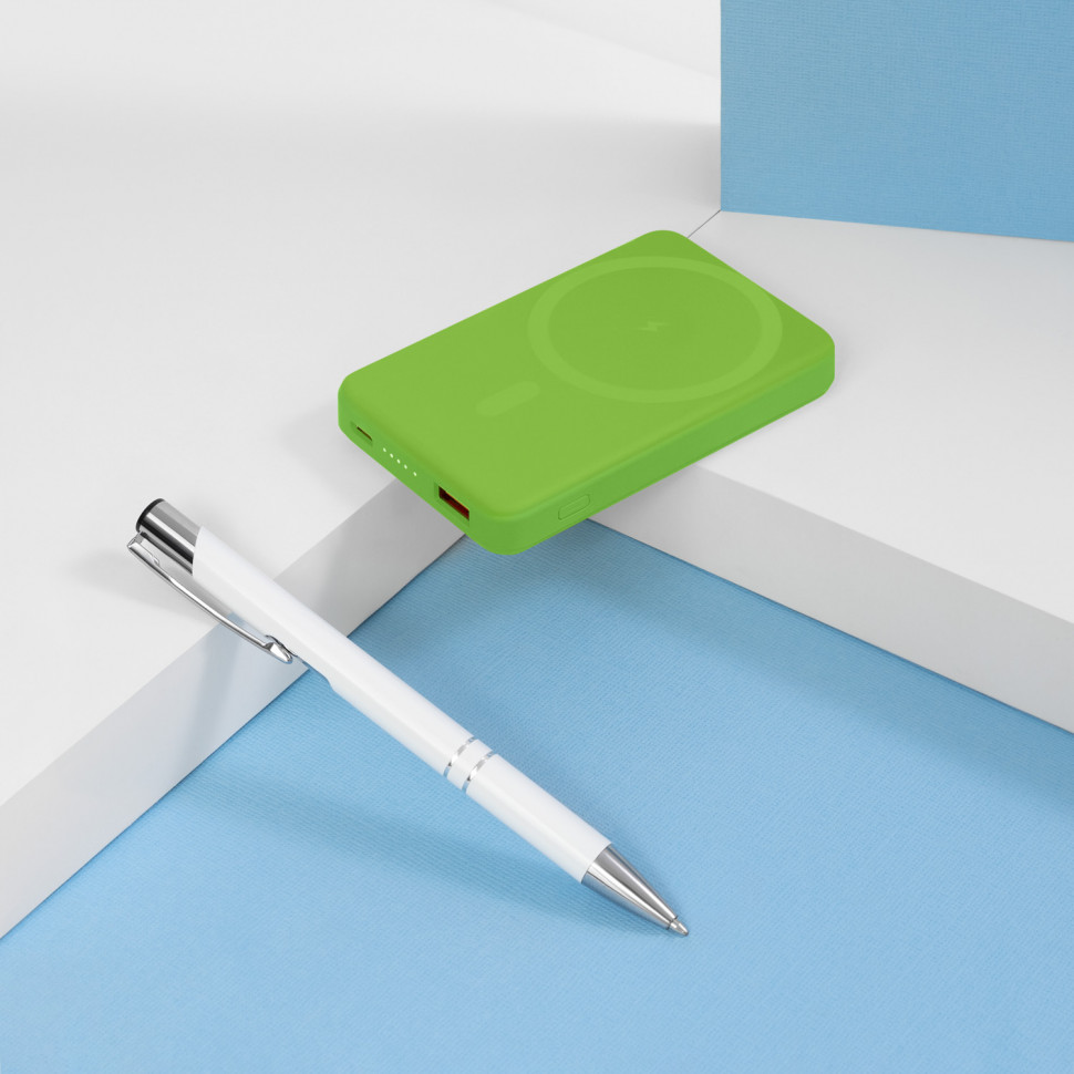 Внешний аккумулятор Ларго PD (Largo PD) 5000mAh с функцией беспроводной зарядки 15W