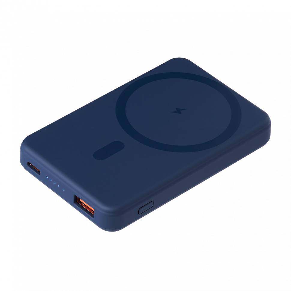 Внешний аккумулятор Ларго PD (Largo PD) 5000mAh с функцией беспроводной зарядки 15W
