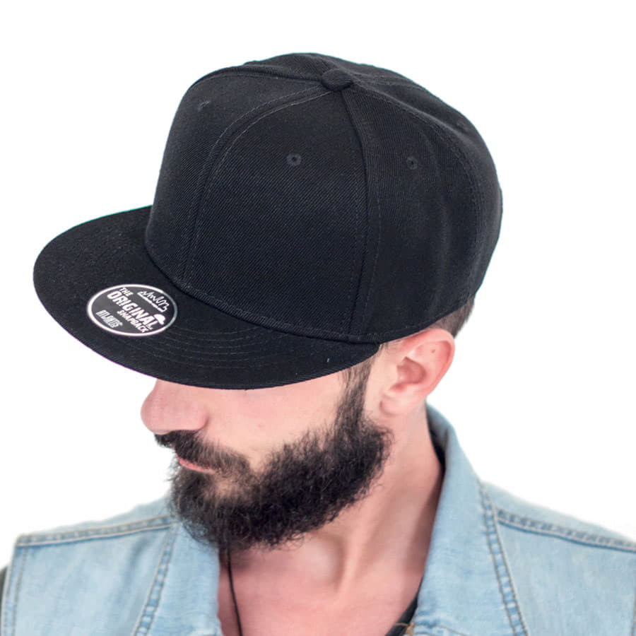 Бейсболка SNAP BACK, 6 клиньев, пластиковая застежка, серый