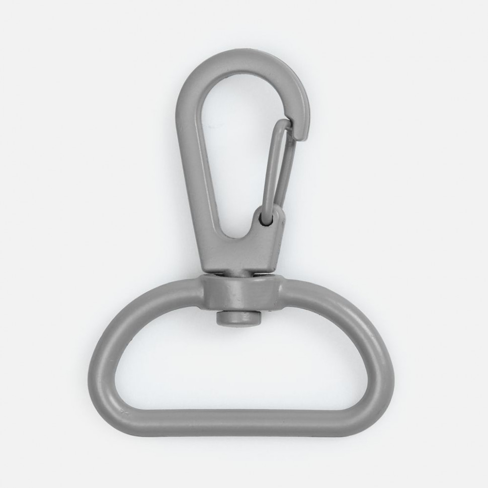 Застежка-карабин Snap Hook, L, серая