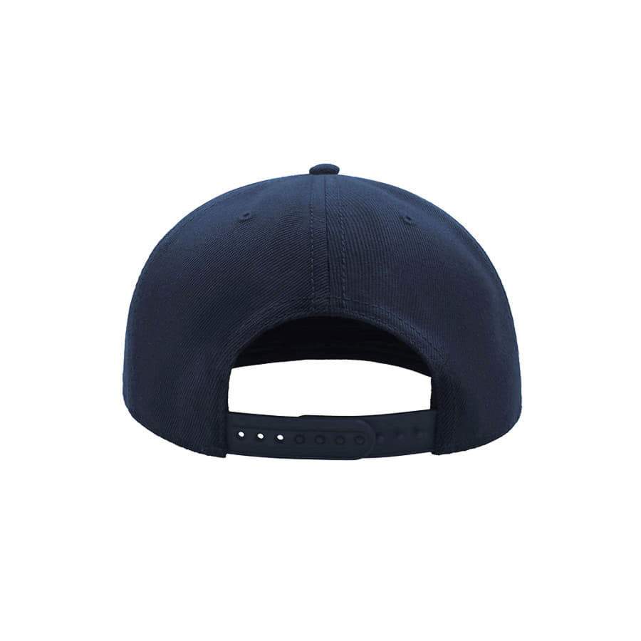 Бейсболка SNAP BACK, 6 клиньев, пластиковая застежка, темно-синий