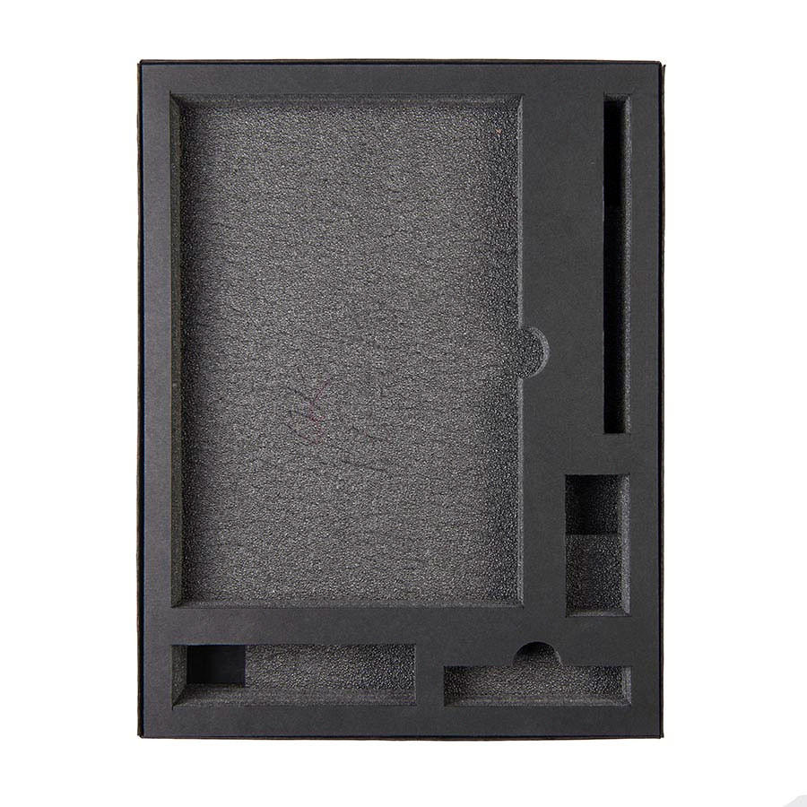 Коробка "Tower", сливбокс, размер 20*29*4.5 см, картон черный,300 гр. ложемент изолон Коробка "Tower", сливбокс, размер 20*29*4.5 см, картон черный,300 гр. ложемент изолон