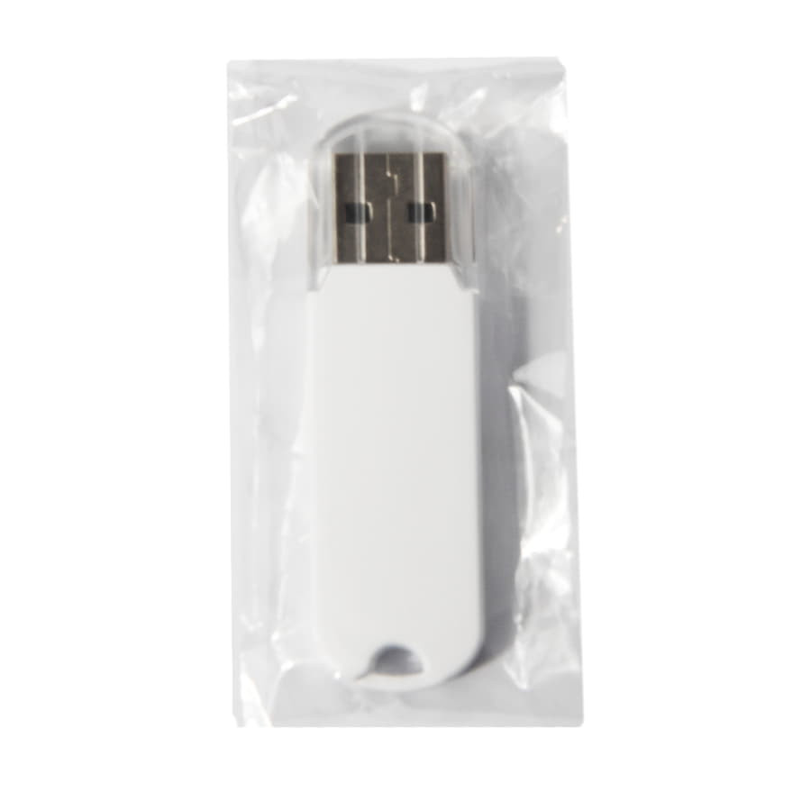 USB flash-карта UNIVERSAL (8Гб), белая, 5,8х1,7х0,6 см, пластик, белый