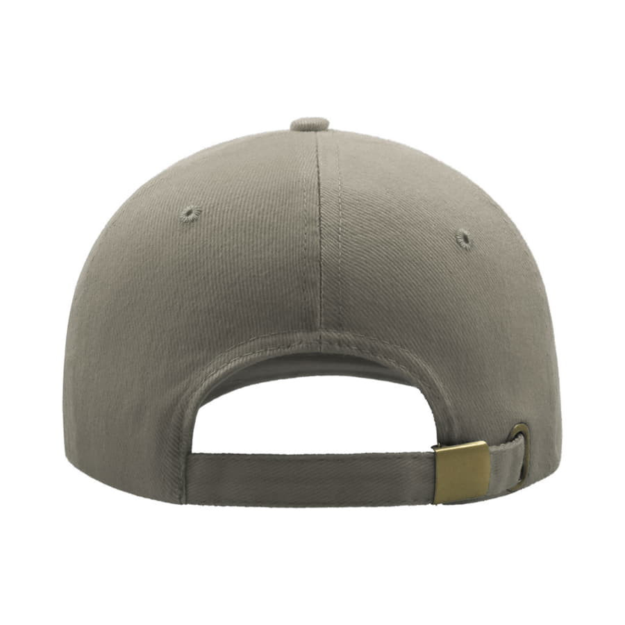 Бейсболка LIBERTY SIX BUCKLE, 6 клиньев, металлическая застежка, серый