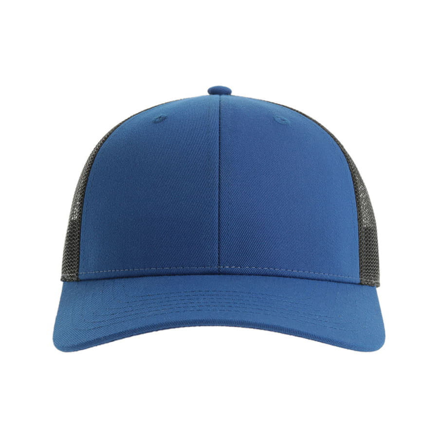 Бейсболка BRYCE, 6 клиньев, пластиковая застежка, переработанный полиэстер, синий