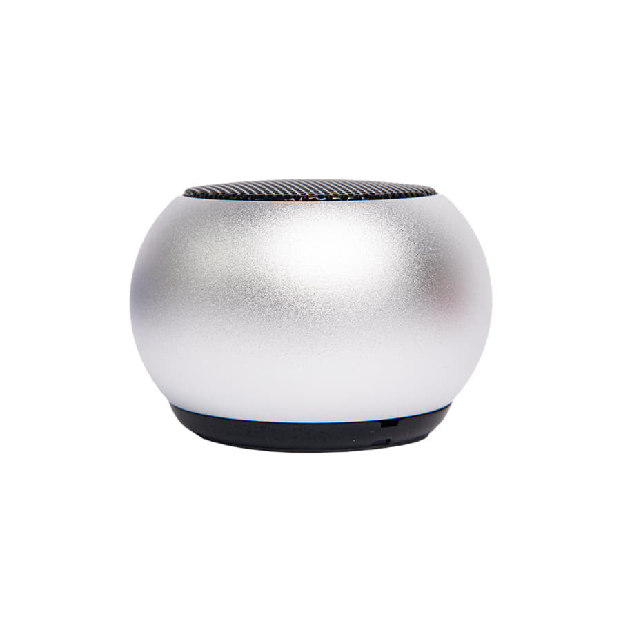Портативная mini Bluetooth-колонка Sound Burger "Ellipse" серебро, серебристый